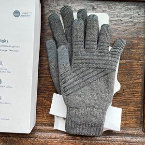 Moshi Digits Touchscreen Gloves 2.0 - Dark Gray, Large